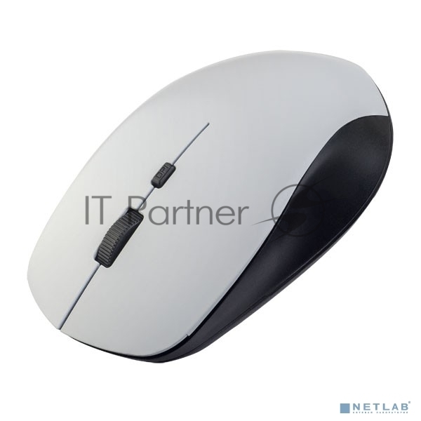 Мышь беспроводная оптическая Perfeo "STRONG", 4 кн, DPI 800-2400, USB, белая PF_A4771