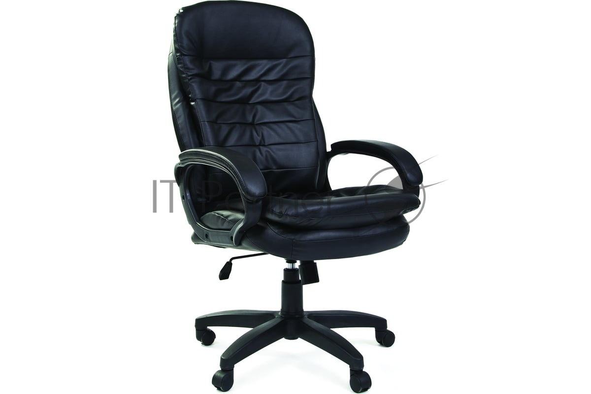 Кресло Chairman 795 LT черный, экокожа, 120 кг, механизм качания